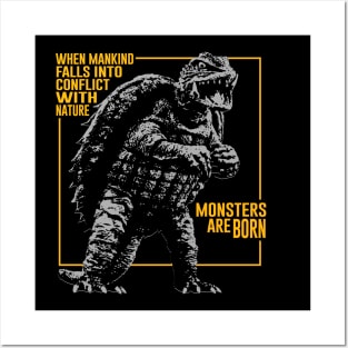 GAMERA - Monsters are born Posters and Art